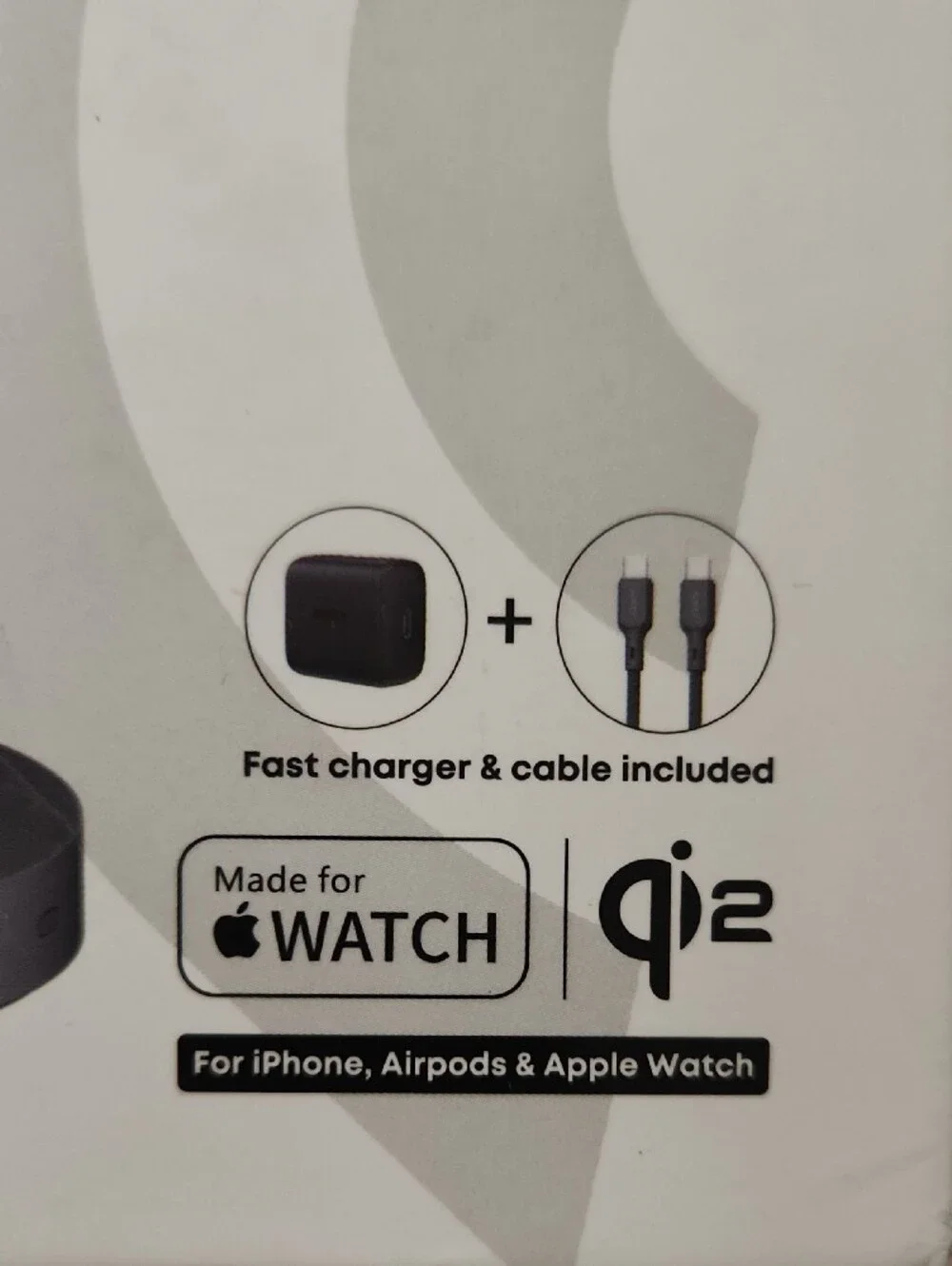 Aukey MagFusion 3-in-1 Magnetic Fast Wireless Charging Station - Gray For APPLE